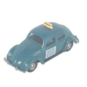 Praline VW Volkswagon Beetle Sedan Diecast Split Window HO 1:87 Scale Teal
